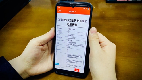 線上辦公零接觸！松滋肥業(yè)信息化在戰(zhàn)“疫”之中顯身手(圖2)