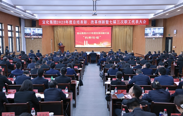 王大真總結(jié)講話 宜化集團(tuán)2023年度總結(jié)表彰、改革創(chuàng)新暨七屆三次職工代表大會(huì)勝利閉幕(圖3)