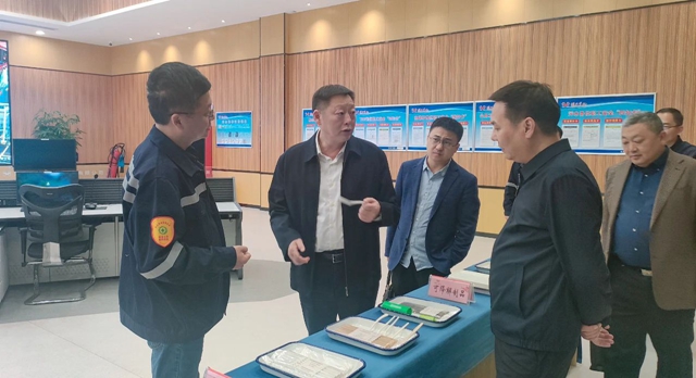 宜昌市國資委黨委書記、主任黃智華到降解新材料公司調(diào)研指導工作